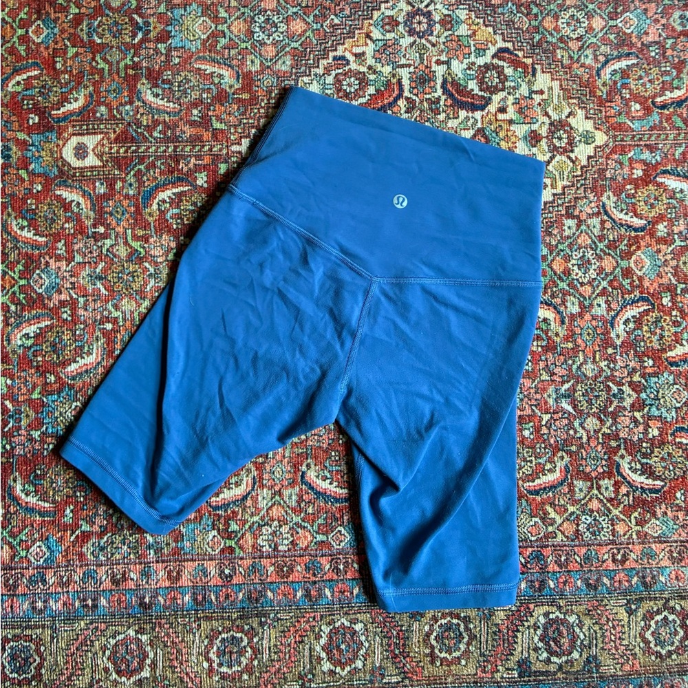 lululemon athletica Blue Bike Shorts